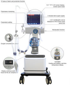 آلة تهوية مستشفى تعديل درجة الحرارة ، جهاز تنفس الأكسجين المتين