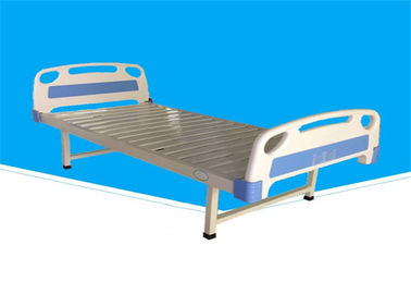 سرير مستشفى تجاري مسطح ، سرير مستشفى مغطى بمسحوق فولاذي قابل للتعديل