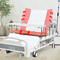 سرير المريض في مستشفى الدرابزين القابل للطي مع قضبان جانبية قابلة للطي