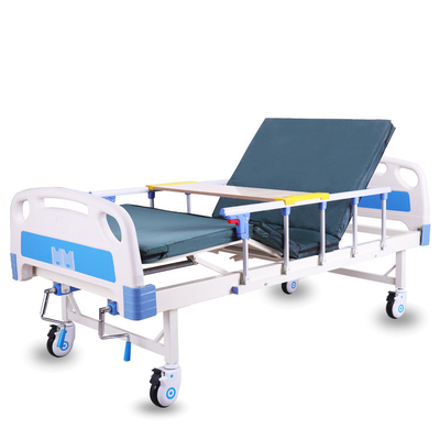 سرير مستشفى مزدوج قابل للتعديل سرير مستشفى متعدد الوظائف سرير تمريض يدوي